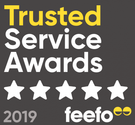 Rated Excellent in Annual Feefo 2019 Service Awards.